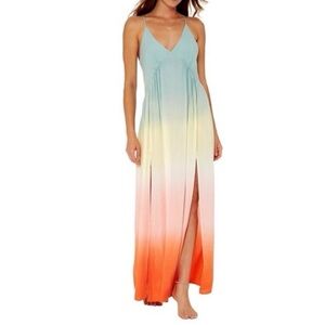 Young, Fabulous, and Broke Stevie Rainbow Ombre Dress Size XS